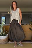 The Moxie Bubble Skirt Chocolate